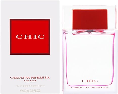 Carolina Herrera Chic Fragrance For Women - Light But Elegant - Top Notes Of Red Freesia And Tuberose - Middle Notes Of Freesia And Lily-Of-The-Valley - Base Notes Of White Musk - Edp Spray - 2.7 Oz