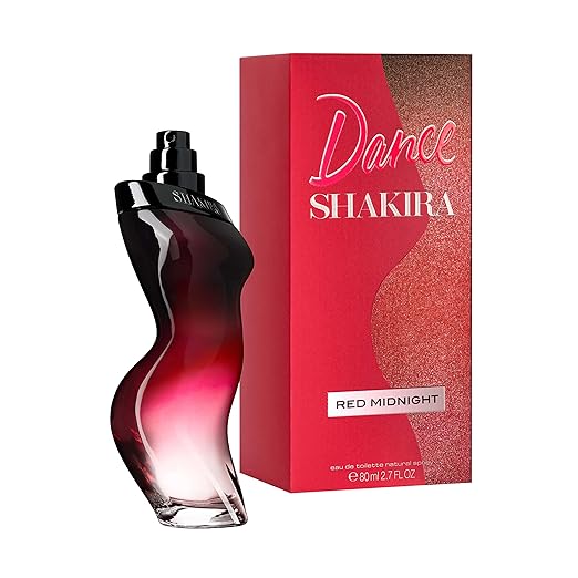 Shakira Perfumes - Dance Red Midnight for Women - Long Lasting - Elegant